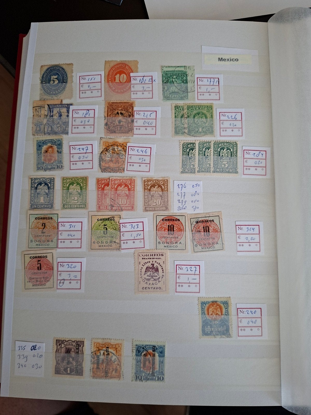 Mexico postzegels: Klassiek, modern, gestempeld & postfris, Ophalen of Verzenden