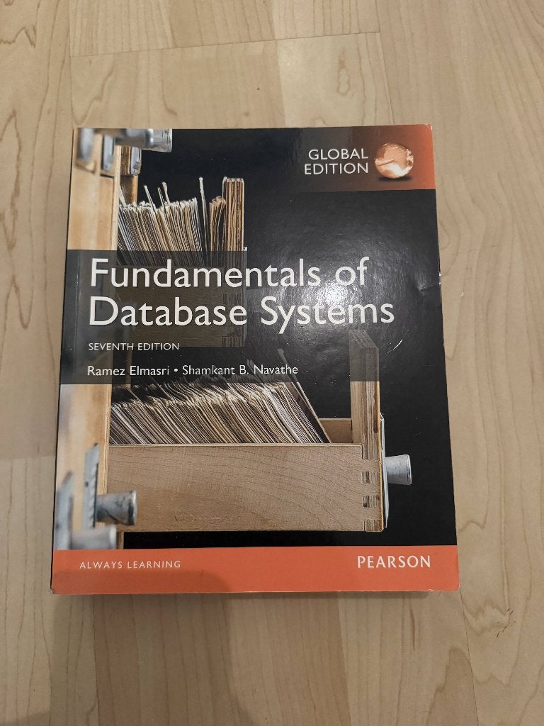 Fundamentals of Database Systems, Global & Seventh Edition,, Ophalen, Programmeertaal of Theorie, Nieuw, Ramez Elmasri