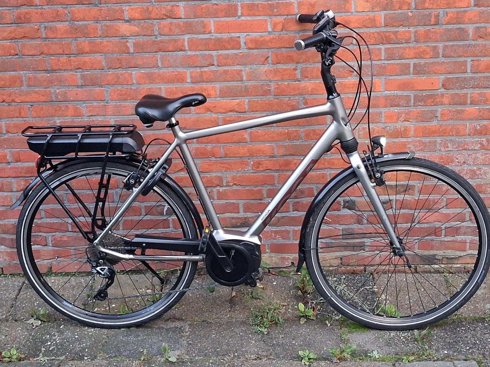 Koga inspritte 57 frame 10 versnellingen PowerPack500wh, Fietsen en Brommers, Gebruikt, 50 km per accu of meer, 55 tot 59 cm, Ophalen