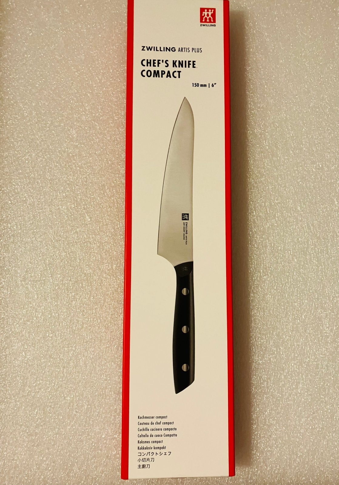 ZWILLING KEUKENMES 15CM.  NIEUW, Ophalen of Verzenden, Nieuw, Rvs of Chroom, Los bestek