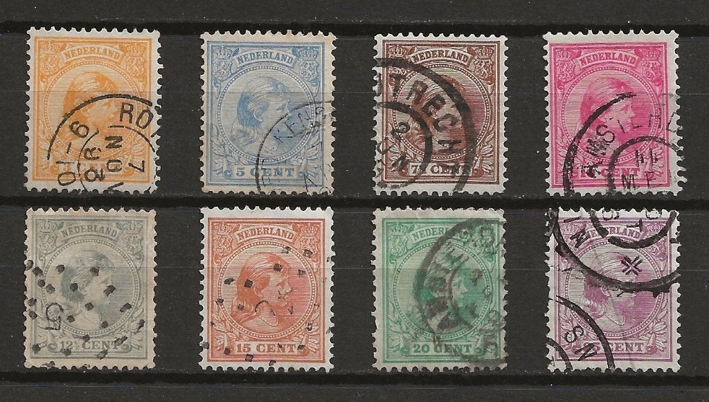 Nederland – Prinses Wilhelmina - 1891 – Gebruikt, Verzenden, Nederland