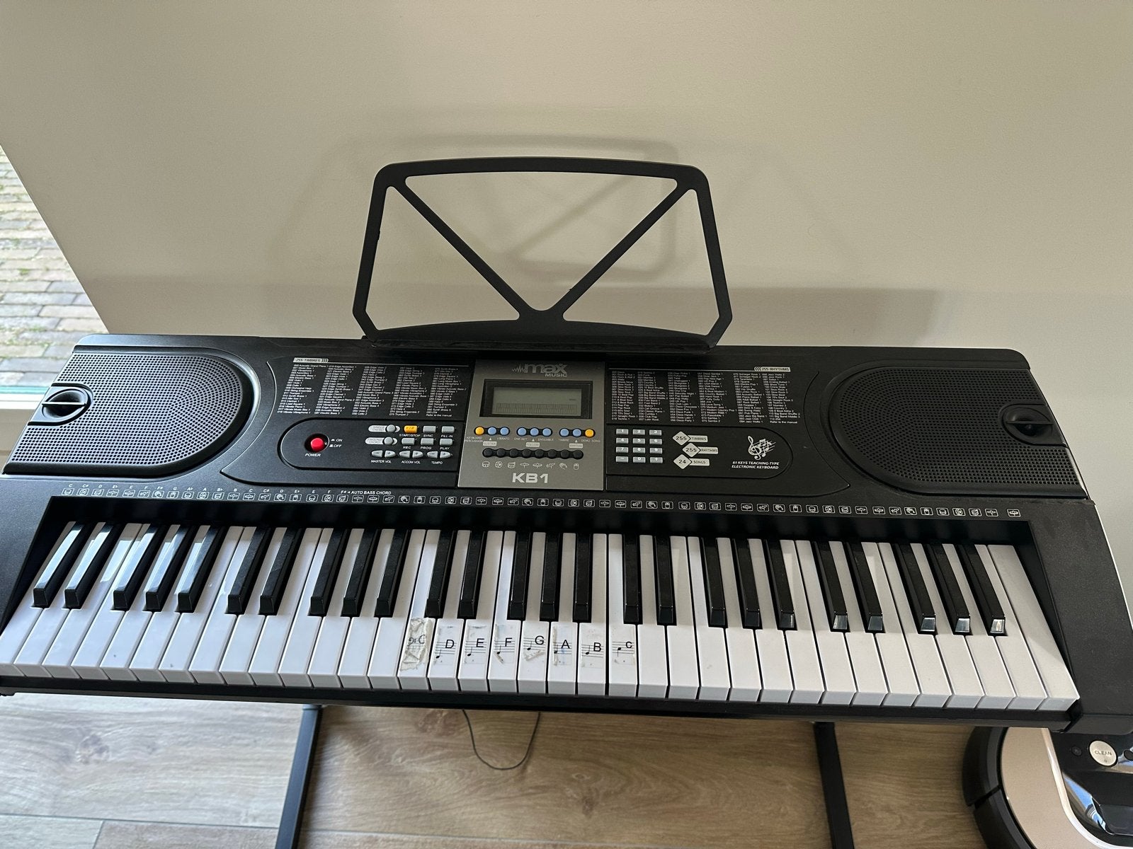 Max Music KB1 Keyboard met standaard en krukje, Overige merken, Ophalen of Verzenden, Met standaard, 61 toetsen