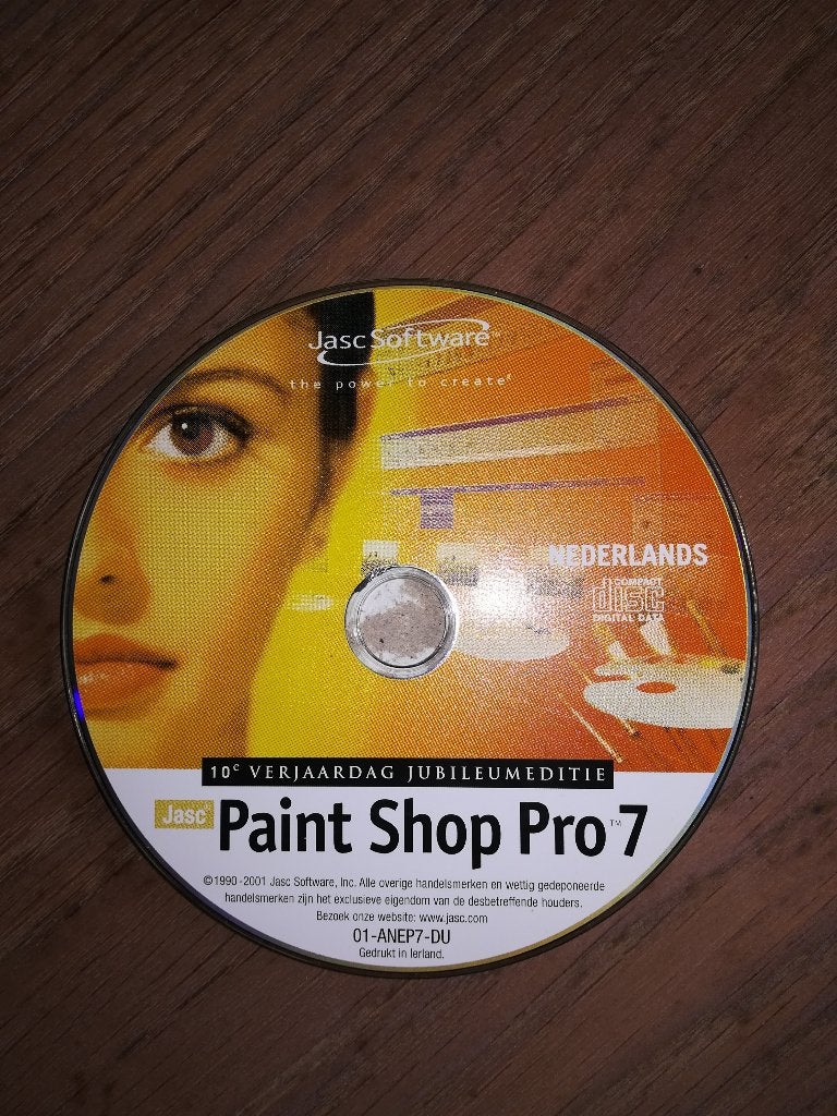 Paintshop Pro 7, originele CD, Ophalen of Verzenden, Zo goed als nieuw, Windows