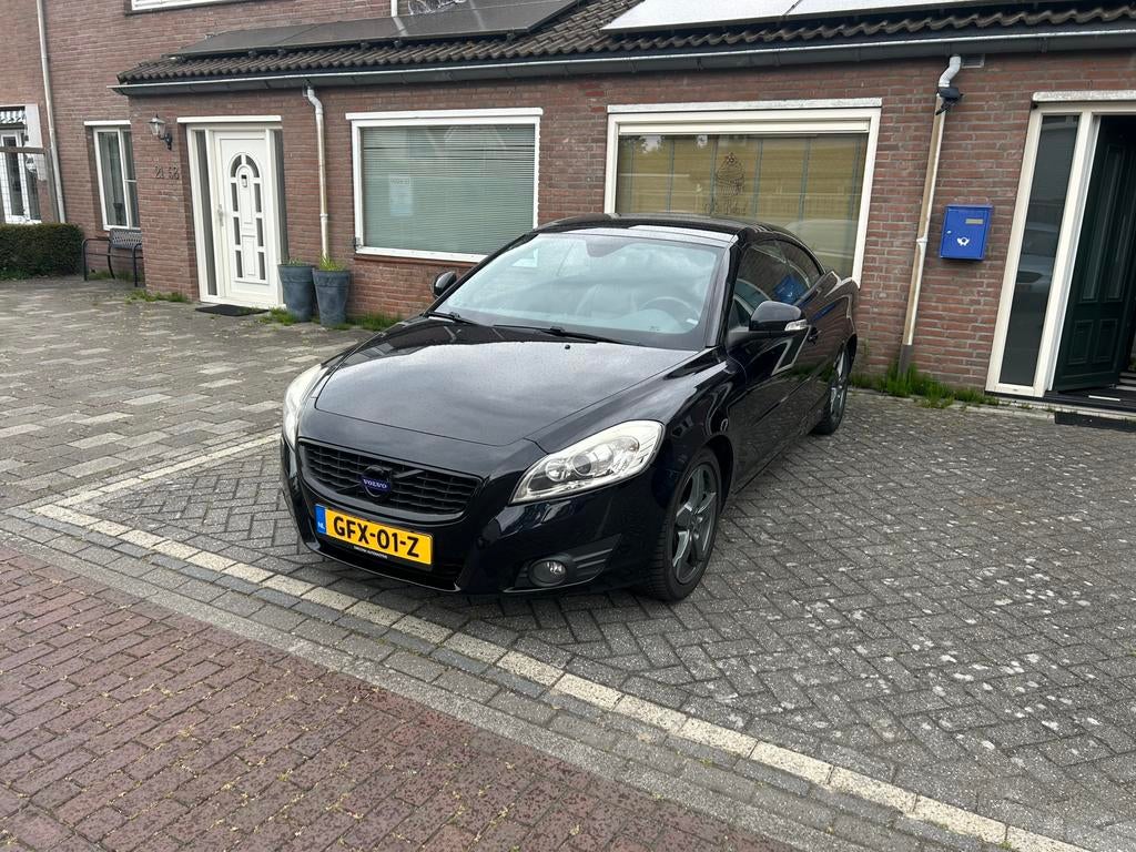 Volvo C70 cabrio D3, 5 cilinder,bj.2011, gechipt  200+pk, Auto's, Volvo, Euro 5, C70, Zwart, Zwart