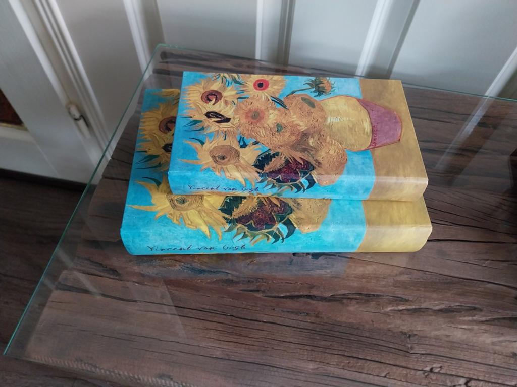 Decoratieve boeken Van Gogh Zonnebloemen, Huis en Inrichting, Hout, Meerkleurig, Ophalen of Verzenden, Klassiek