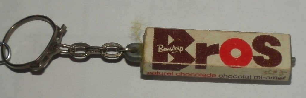 F6 sleutelhanger bensdorp bros chocolade puur, Ophalen of Verzenden, Gebruikt, Merk