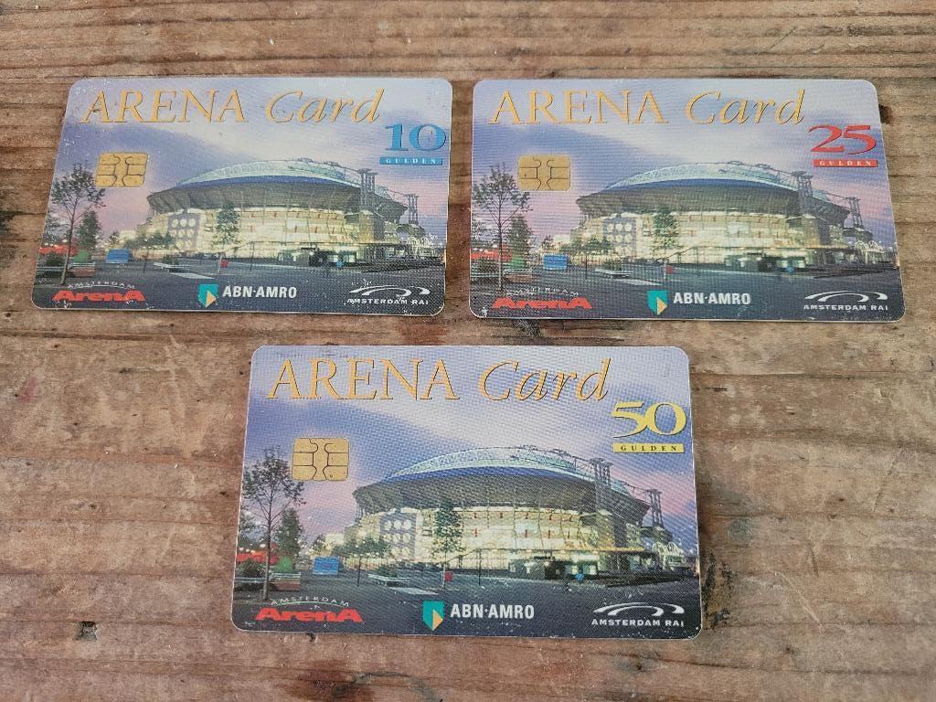 Arena cards (betaalkaarten) 1996 serie 3, Ophalen of Verzenden, Zo goed als nieuw