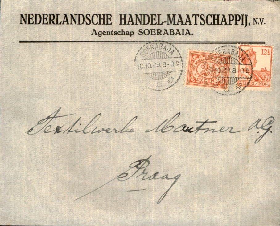 Nederlands Indië - Ned. Handelsmij - Reclame - 1929, Verzenden, Envelop