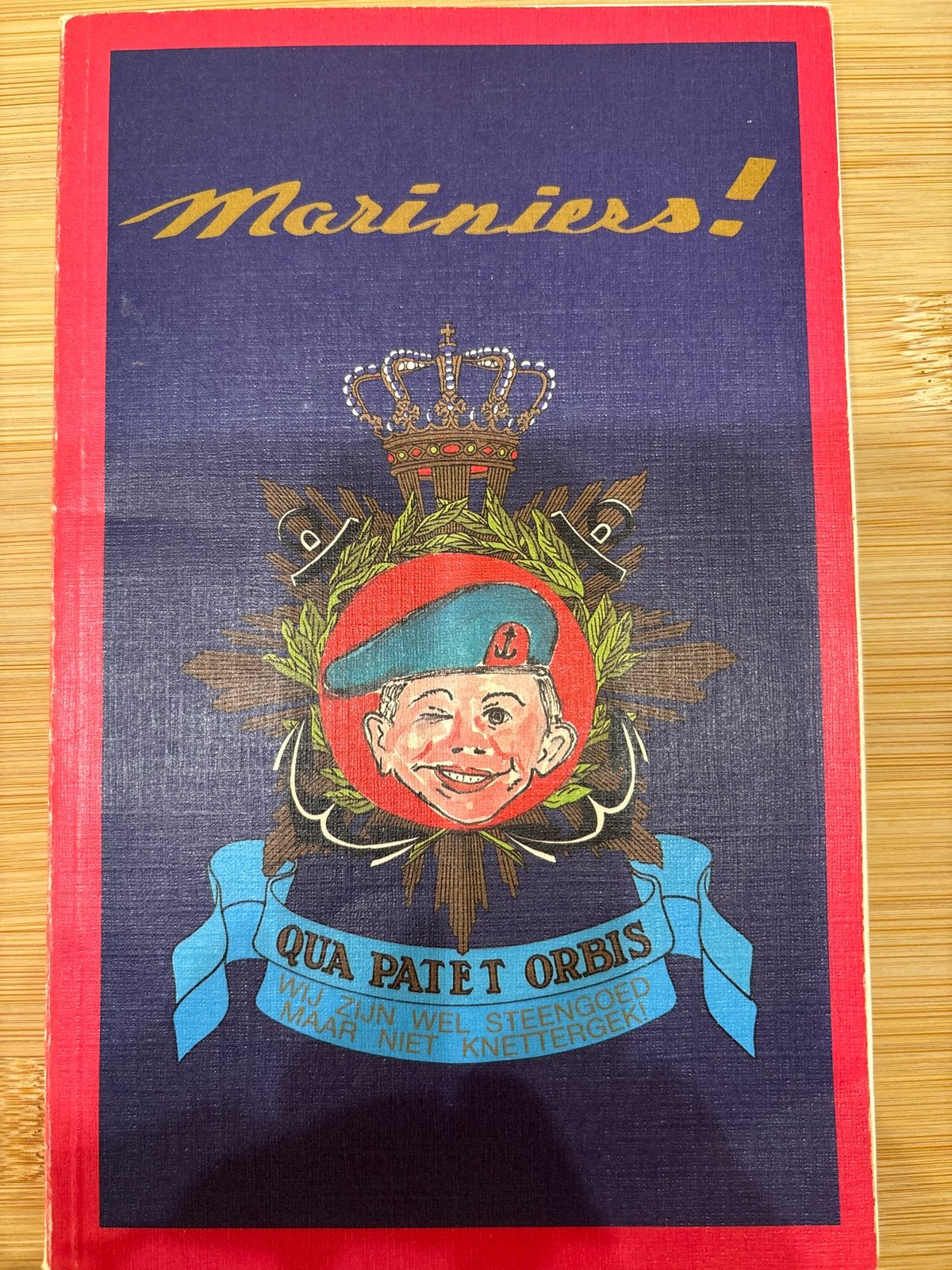 Mariniers! Humoristisch boek over het Korps Mariniers, Ophalen of Verzenden, Zo goed als nieuw, Anekdotes en Observaties
