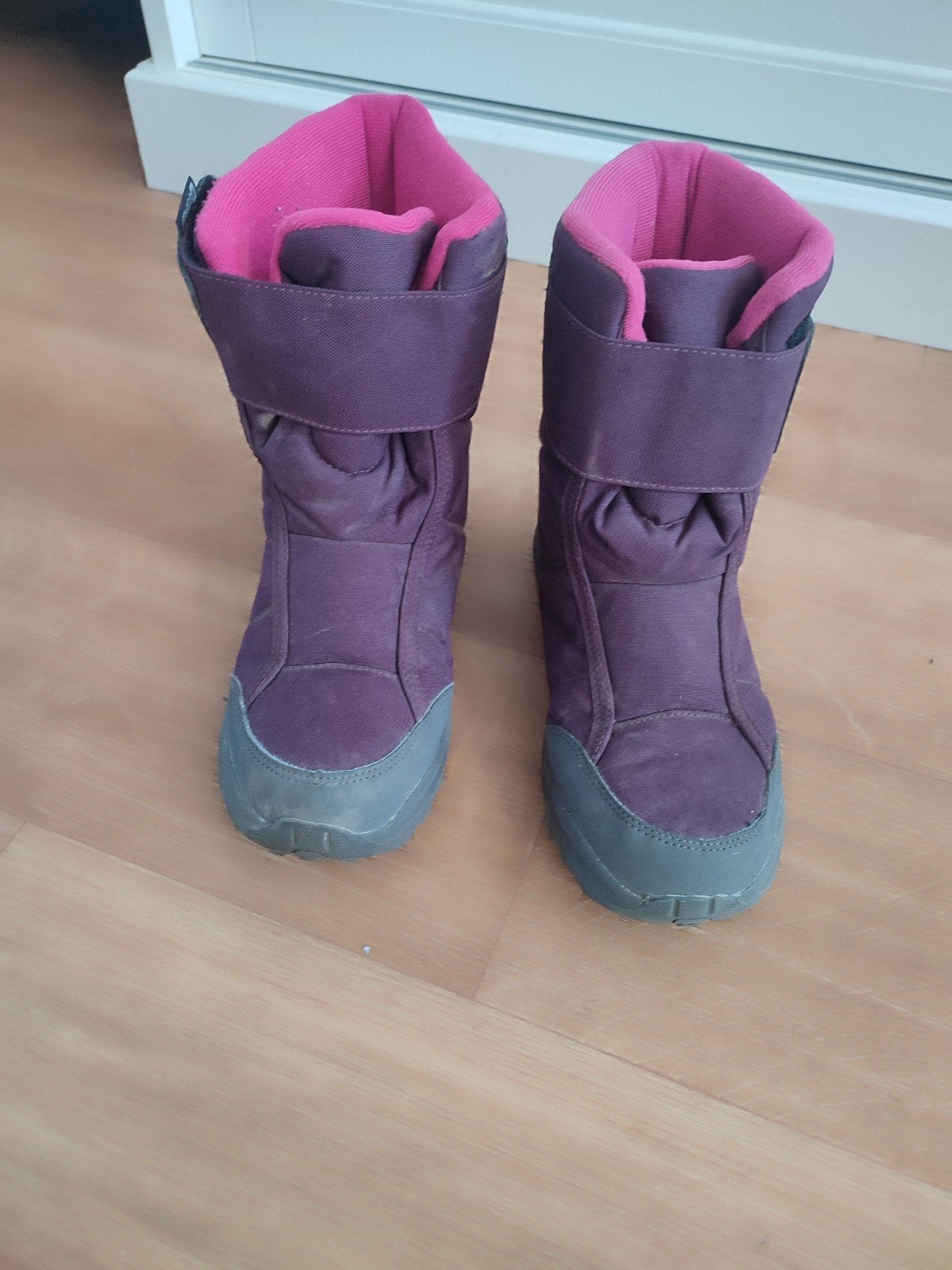 Paarse Quechua winter laarzen maat 38, Ophalen of Verzenden, Gebruikt, Schoenen