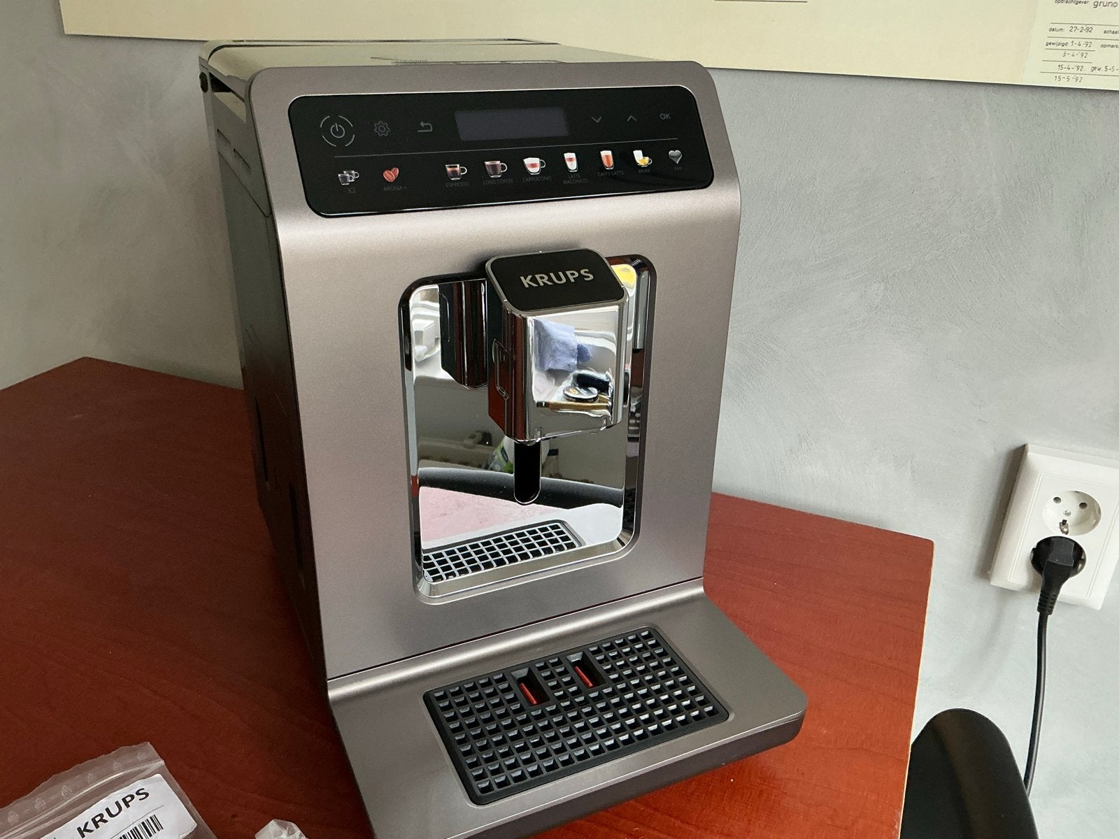 ZGAN Krups Evidence One Espressomachine -, Ophalen of Verzenden, Zo goed als nieuw, Espresso apparaat, Koffiebonen