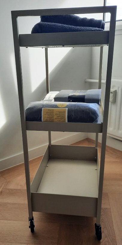 NISSAFORS Roltafel (Beige) - 2 stuks | NIEUW!, Huis en Inrichting, Ophalen, Nieuw