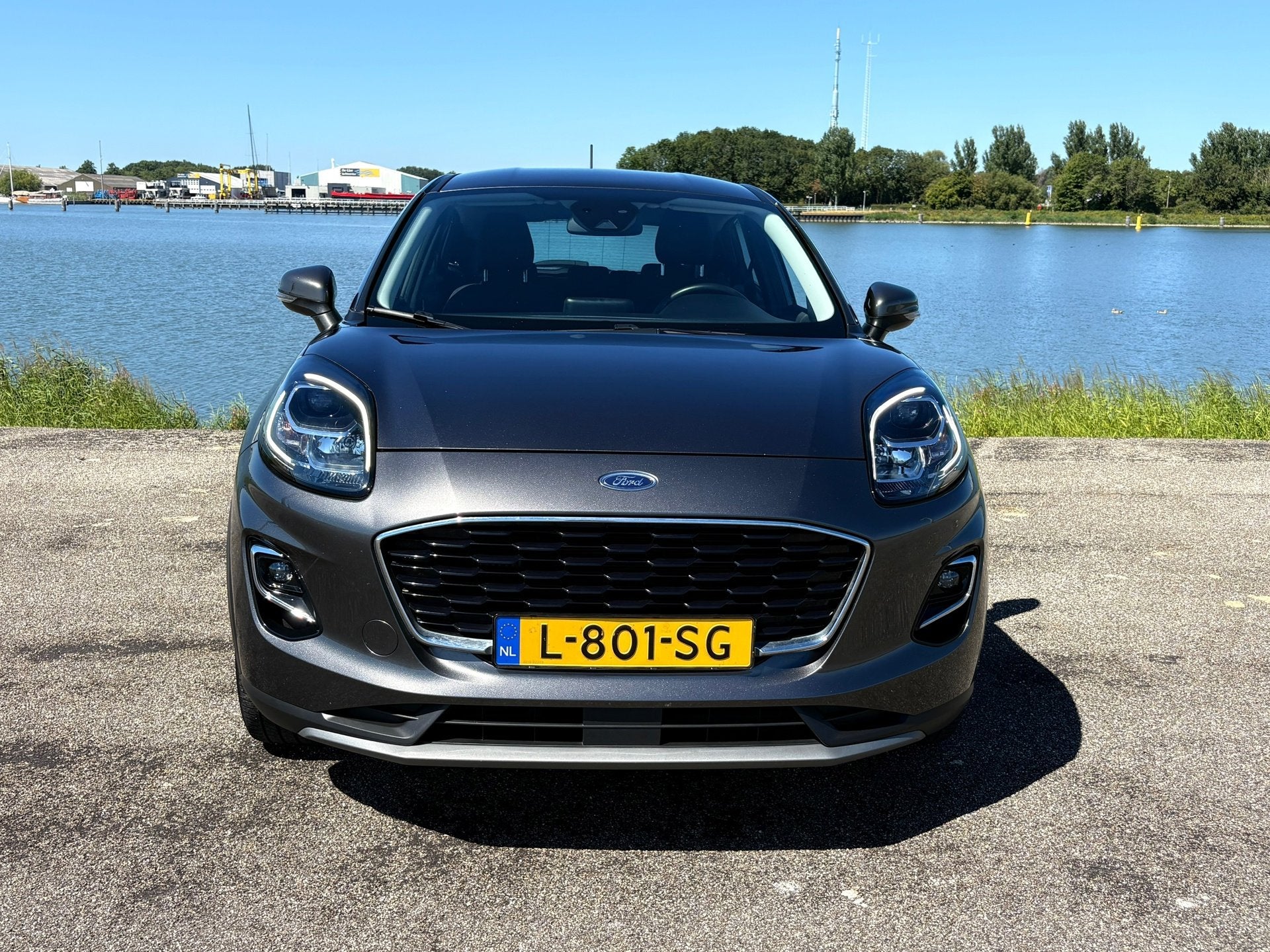 Ford Puma 1.0 EcoBoost Hybrid Titanium/Navi/Airco/NL/1eig., Dealer onderhouden, Origineel Nederlands, Bedrijf, Handgeschakeld