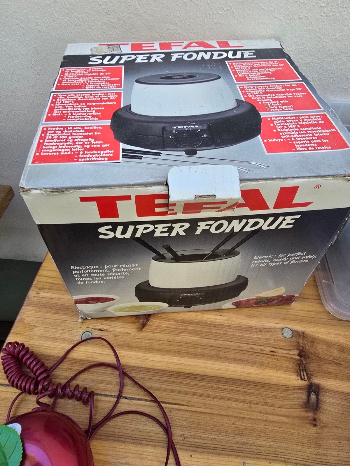 Tefal Super Fondue - Elektrische Fonduepan, Ophalen of Verzenden