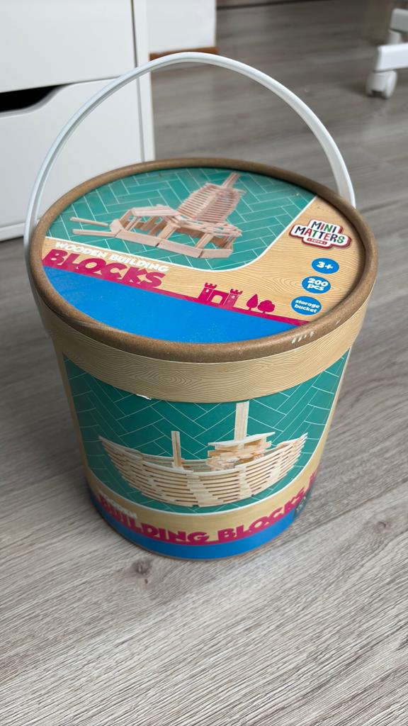 Building blocks - houten bouwstenen, Ophalen of Verzenden, Zo goed als nieuw