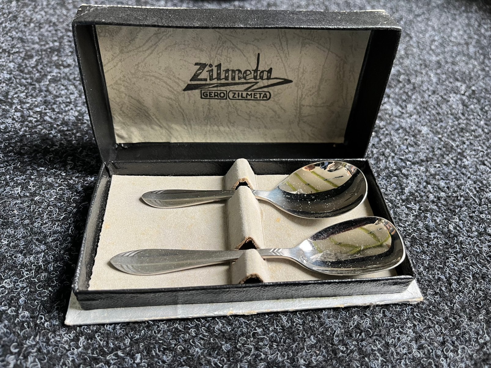 Zilmeta lepeltjes / suikerlepeltjes, Antiek en Kunst, Ophalen of Verzenden