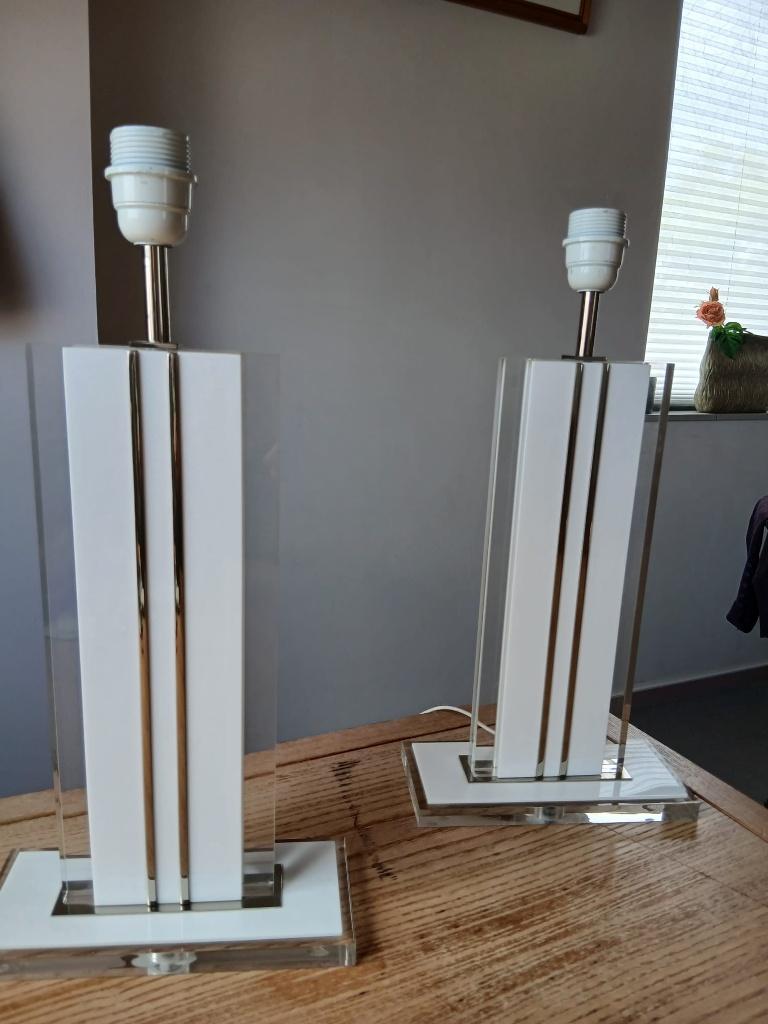Tafellampen 2 stuks  75 € voor de Twee, Huis en Inrichting, Lampen | Tafellampen, Overige materialen, Gebruikt, 50 tot 75 cm, Ophalen of Verzenden