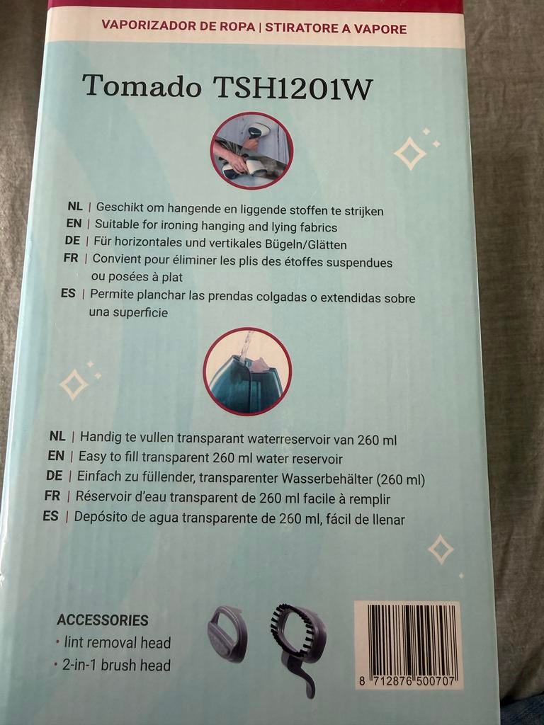 Tomado TSH1201W Kledingstomer, Ophalen of Verzenden, Nieuw