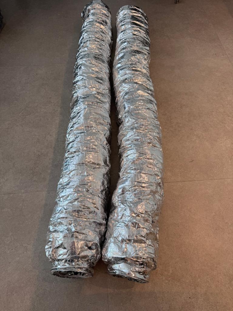 Flexibele geluidsdemper ventilatie wtw (niet gebruikt), Doe-het-zelf en Verbouw, Ventilatie en Afzuiging, Ophalen, Nieuw, Ventilator en Afzuiger