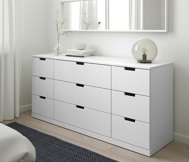 Ikea Nordli ladenkast 1.60m, Ophalen, 5 laden of meer, 150 tot 200 cm, Zo goed als nieuw