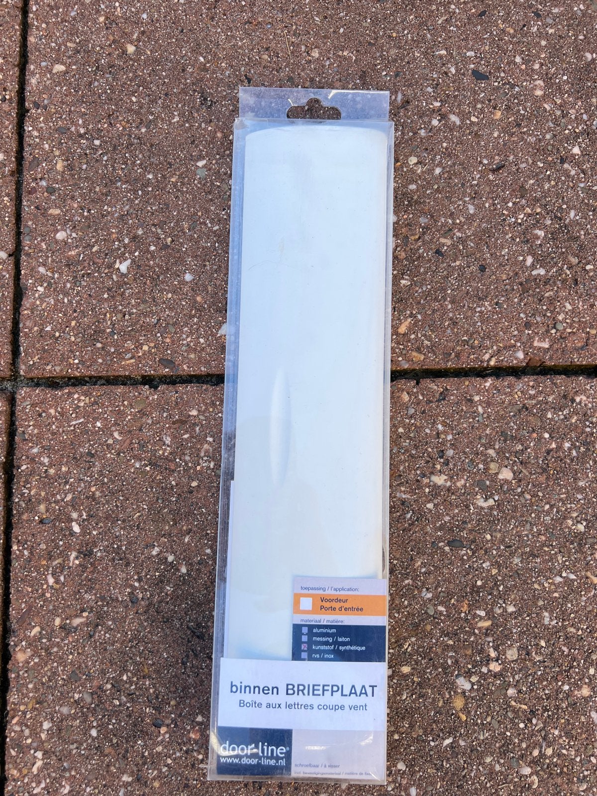 Door-Line Binnen Briefplaat - Tochtwerend, Doe-het-zelf en Verbouw, Ophalen, Kunststof, Minder dan 80 cm, Overige typen