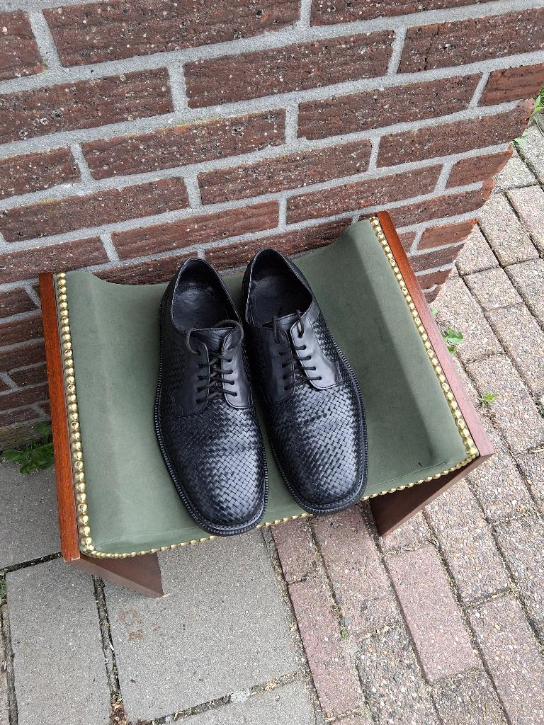 Heren schoenen Salamander Mt45, Zwart, Ophalen of Verzenden, Salamander, Gedragen