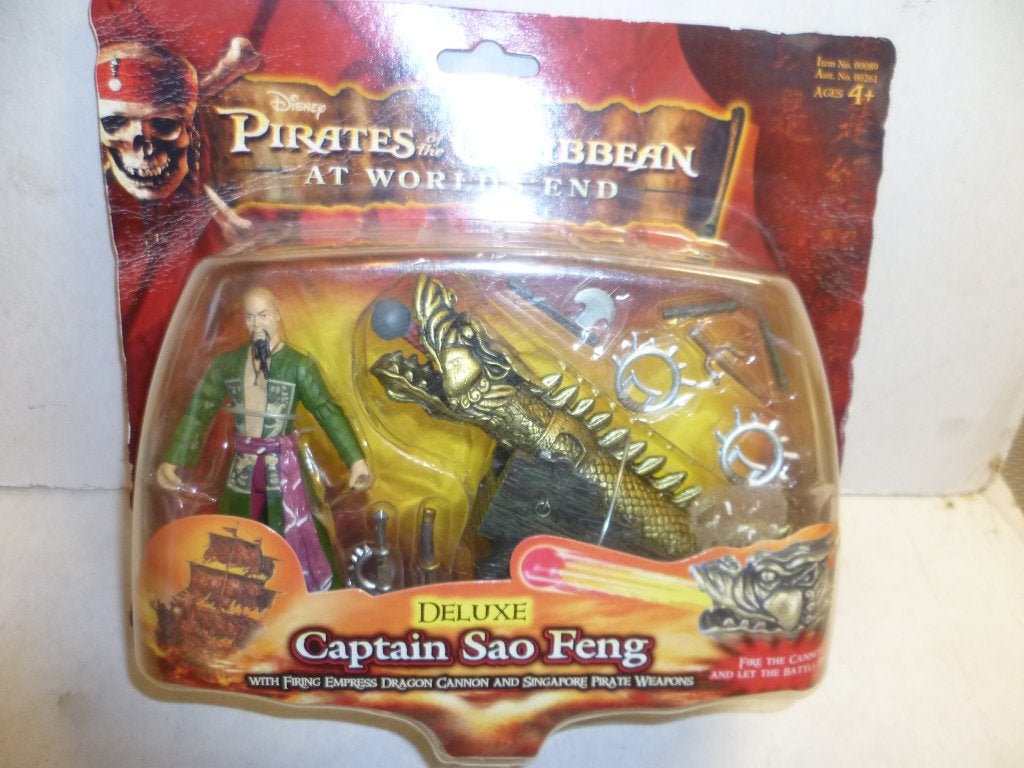 Pirates of the Caribbean Captain Sao Feng figuurtje film, Ophalen of Verzenden, Nieuw, Film, Actiefiguur of Pop