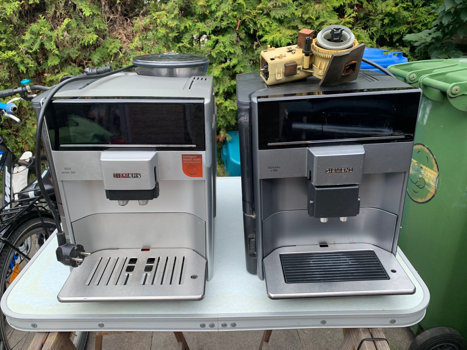 Siemens bonen koffiemachines, Witgoed en Apparatuur, Koffiezetapparaten, Ophalen, Niet werkend, Koffiemachine, Gemalen koffie