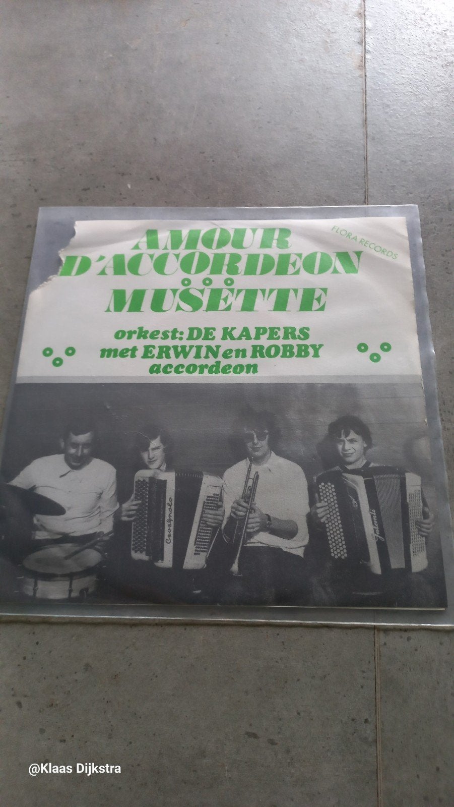 Amour D'Accordeon Musette - Orkest De Kapers, Europees, Gebruikt, Ophalen of Verzenden, 1970 - 1979