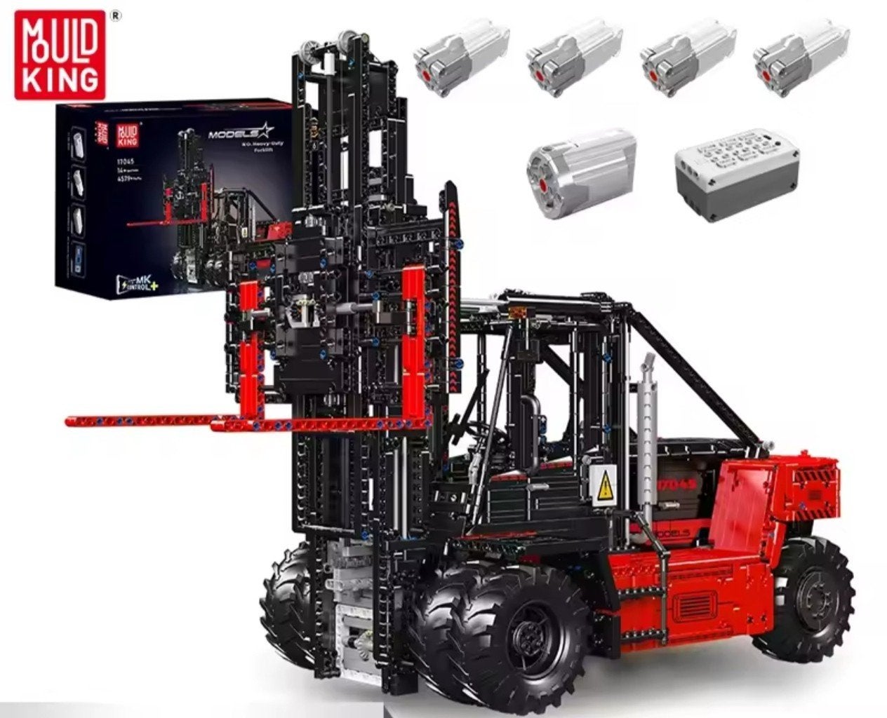 NIEUWE Mould King 17045 "Lego" Technic Haven Heftruck, 4500+, Ophalen of Verzenden, Nieuw, Overige merken