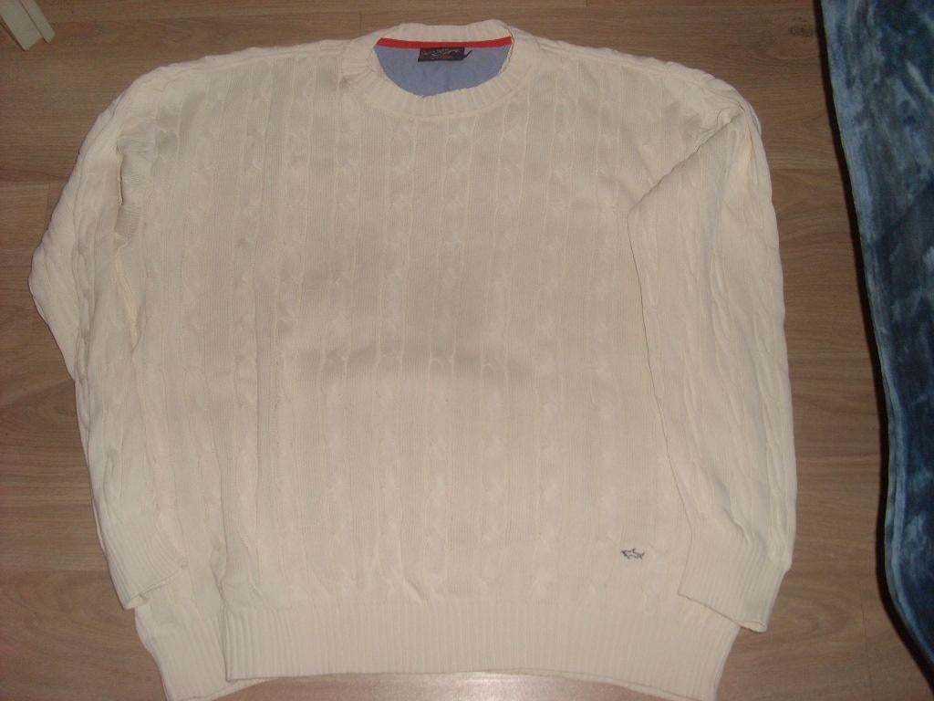 paul  & shark trui XL wit, Verzenden, Zo goed als nieuw, Maat 56/58 (XL), Wit