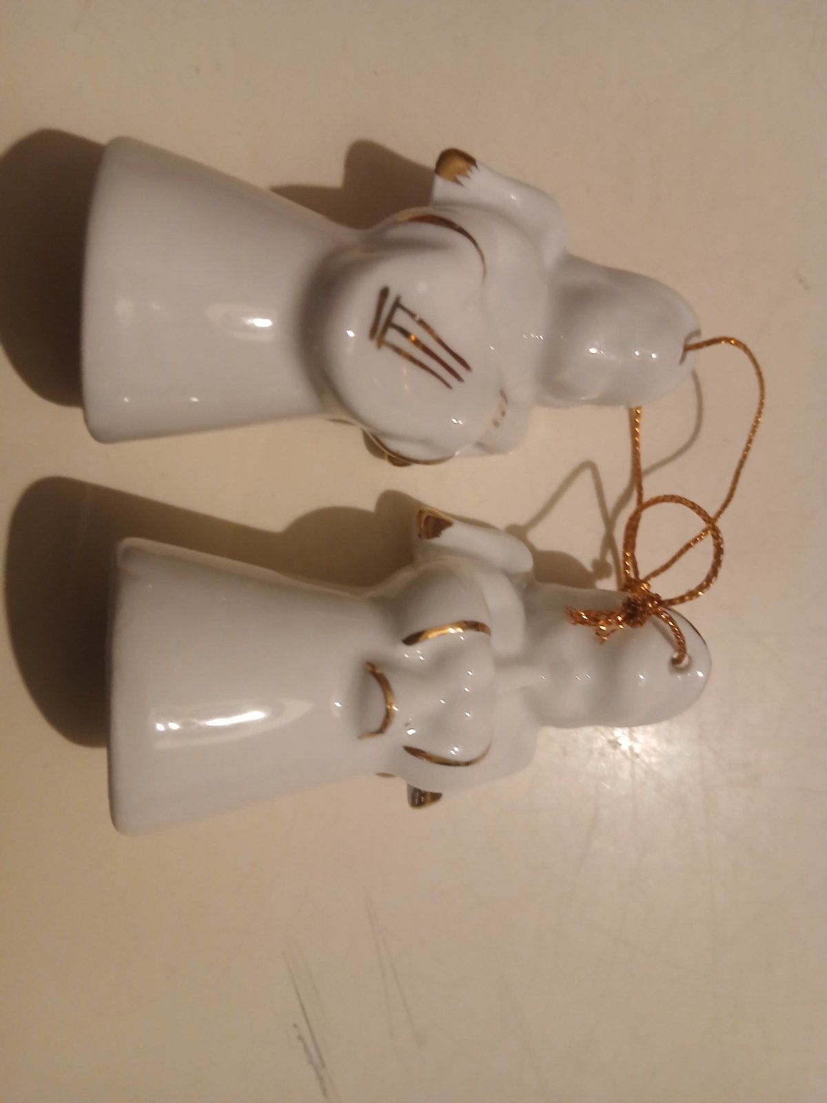 2 oude vintage boomhangers keramiek, Ophalen of Verzenden, Zo goed als nieuw