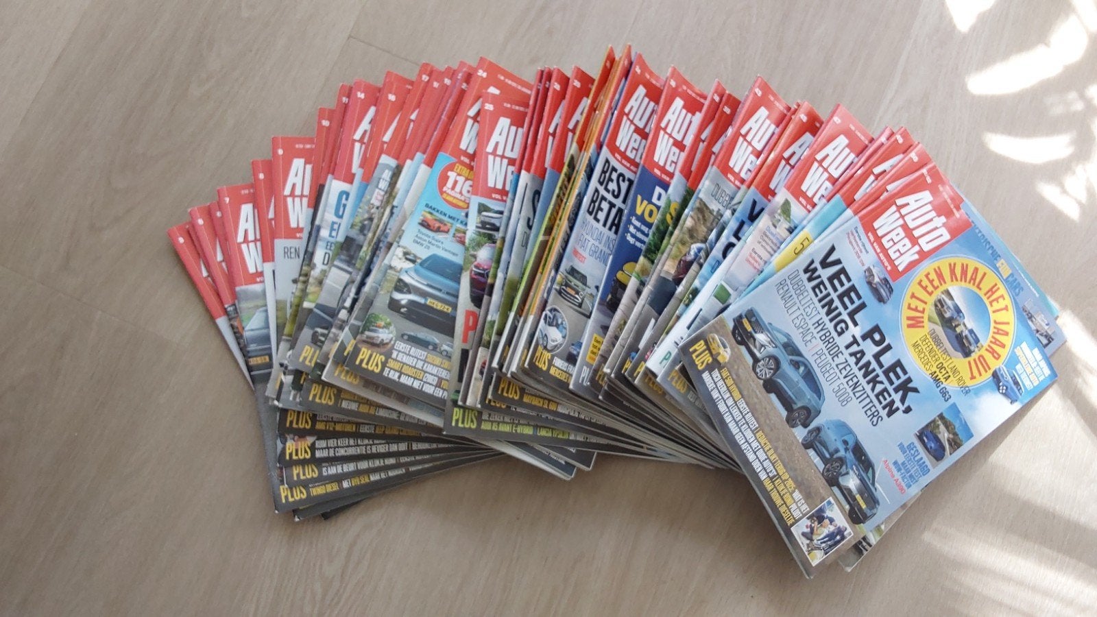 Grote collectie AutoWeek tijdschriften van het jaar 2025, Boeken, Ophalen, Gelezen, Overige typen