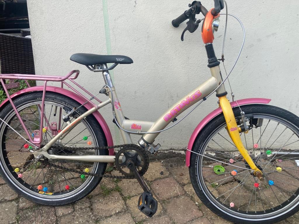 Batavus Koala 20 inch meidenfiets, Fietsen en Brommers, Fietsen | Meisjes, Ophalen of Verzenden, Zo goed als nieuw, 20 inch, Handrem