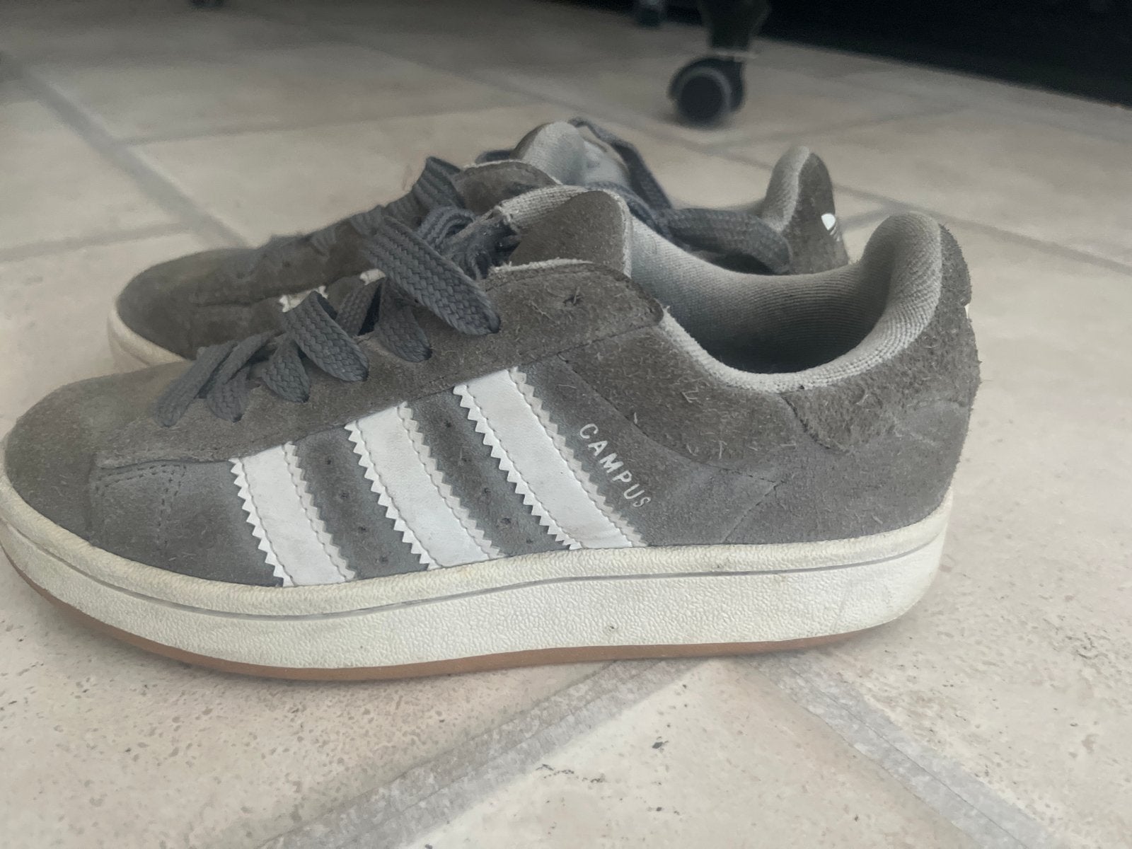 Adidas Campus schoenen maat 36 - Grijs, Kleding | Dames, Schoenen, Ophalen, Gedragen, Grijs, Sneakers of Gympen