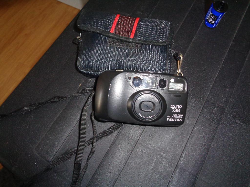 fototoestel voor fotorolletje, Ophalen, Gebruikt, Compact, Pentax
