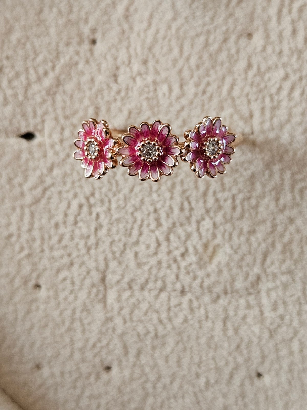 prachtige ring van Pandora, Sieraden, Tassen en Uiterlijk, Ophalen of Verzenden, 17 tot 18, Roze, Dame