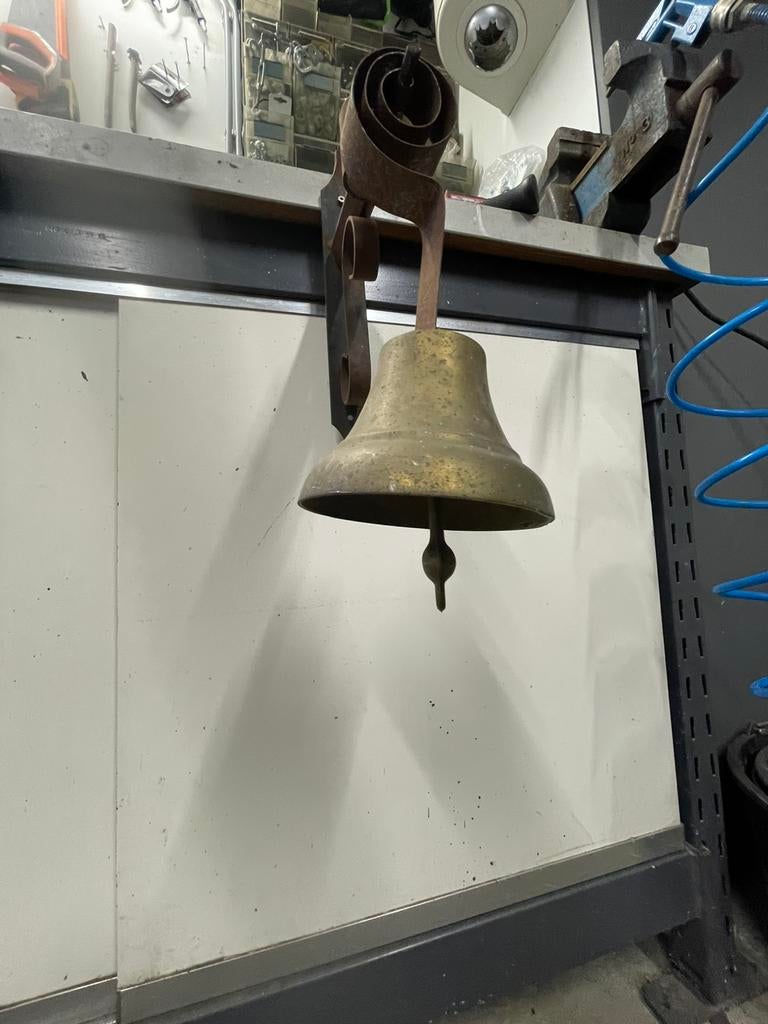 koperen bel, Antiek en Kunst, Antiek | Koper en Brons, Ophalen of Verzenden, Koper