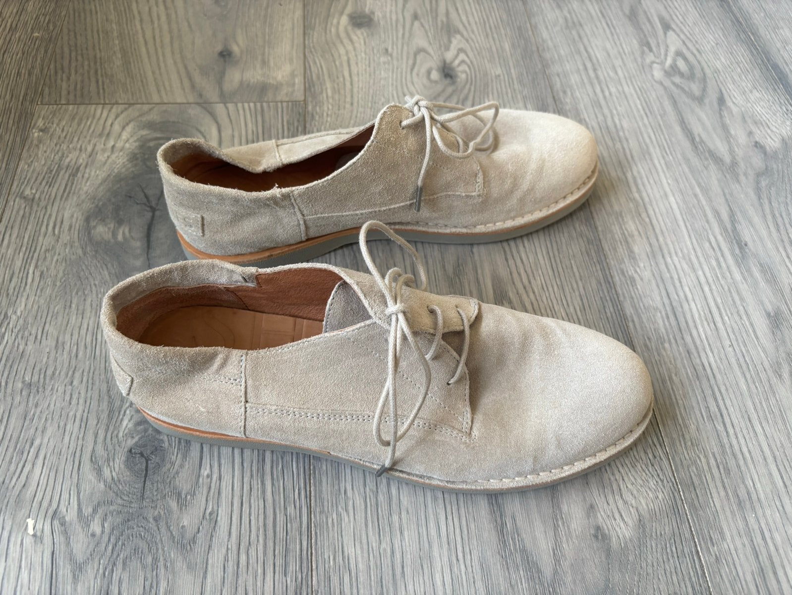 Shabbies suède veterschoenen maat 40, Kleding | Dames, Schoenen, Overige typen, Ophalen of Verzenden, Zo goed als nieuw, Grijs