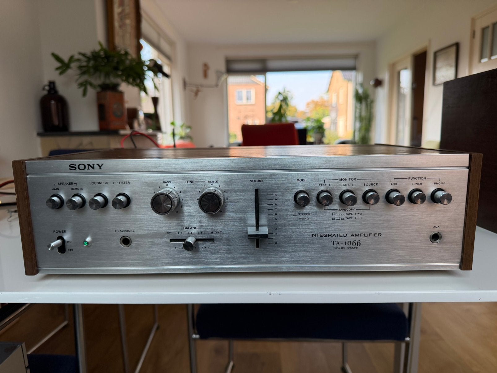 Sony TA-1066 versterker vintage 100% in orde, Ophalen of Verzenden, Zo goed als nieuw, Sony, Minder dan 60 watt