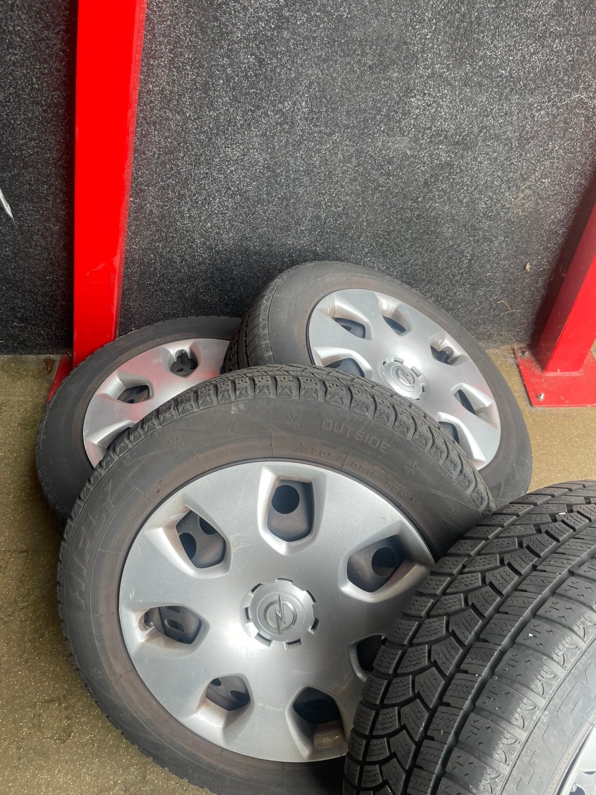 Leuk winterset 5 x 105 opel astra, Ophalen, Gebruikt, 16 inch, Band(en)