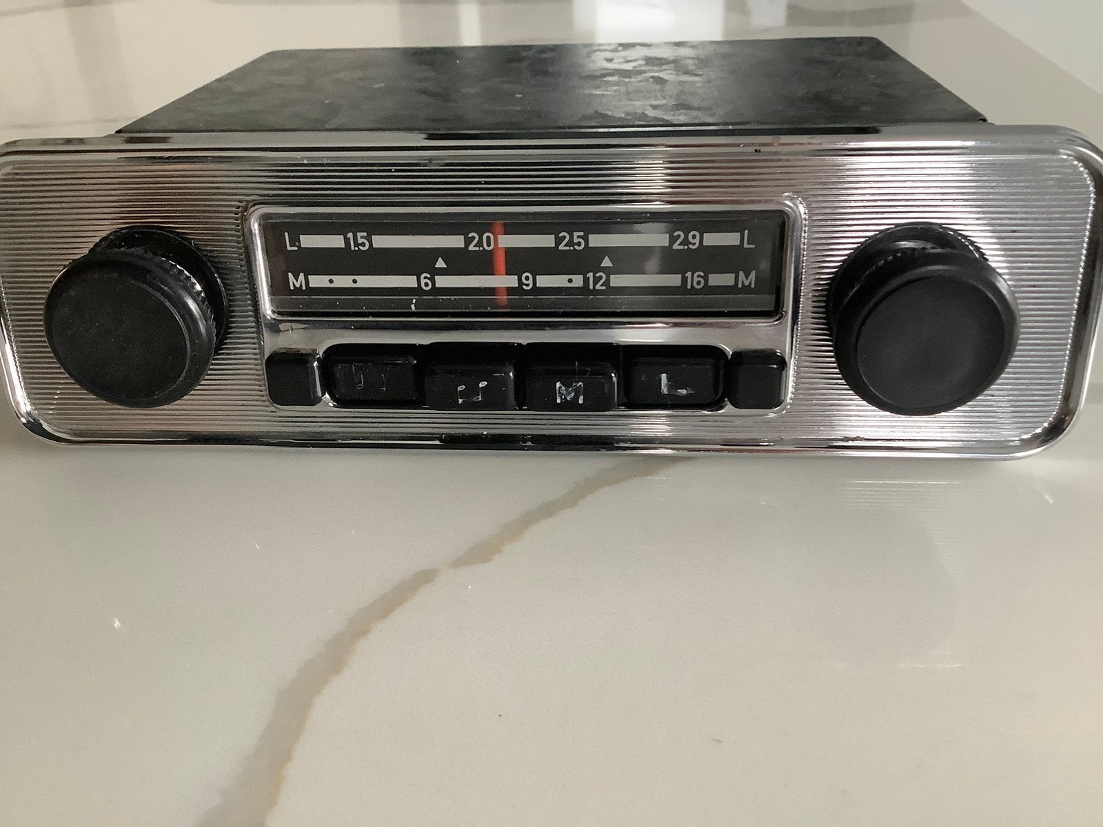 Blaupunkt Wolfsburg oldtimer autoradio, Auto diversen, Ophalen of Verzenden, Gebruikt