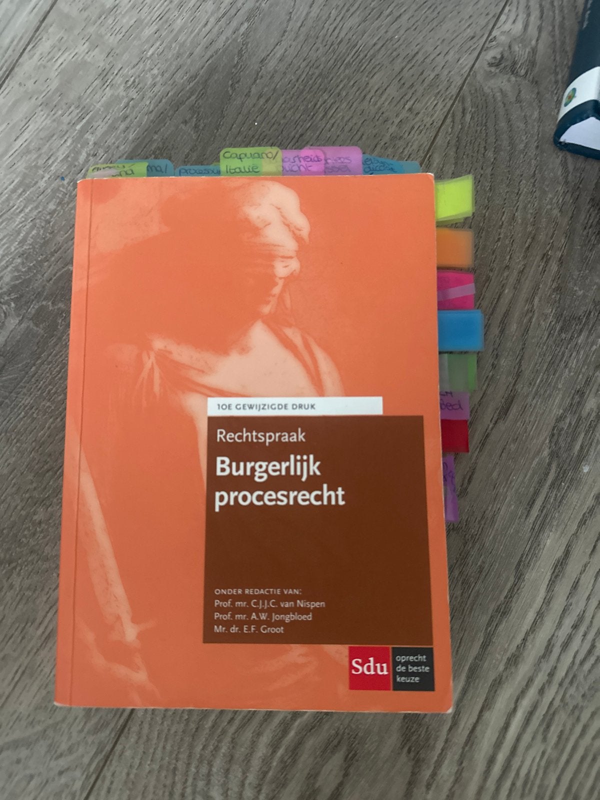 Rechtspraak Burgerlijk procesrecht - 10e gewijzigde druk, Ophalen of Verzenden, Gamma, Gelezen, HBO