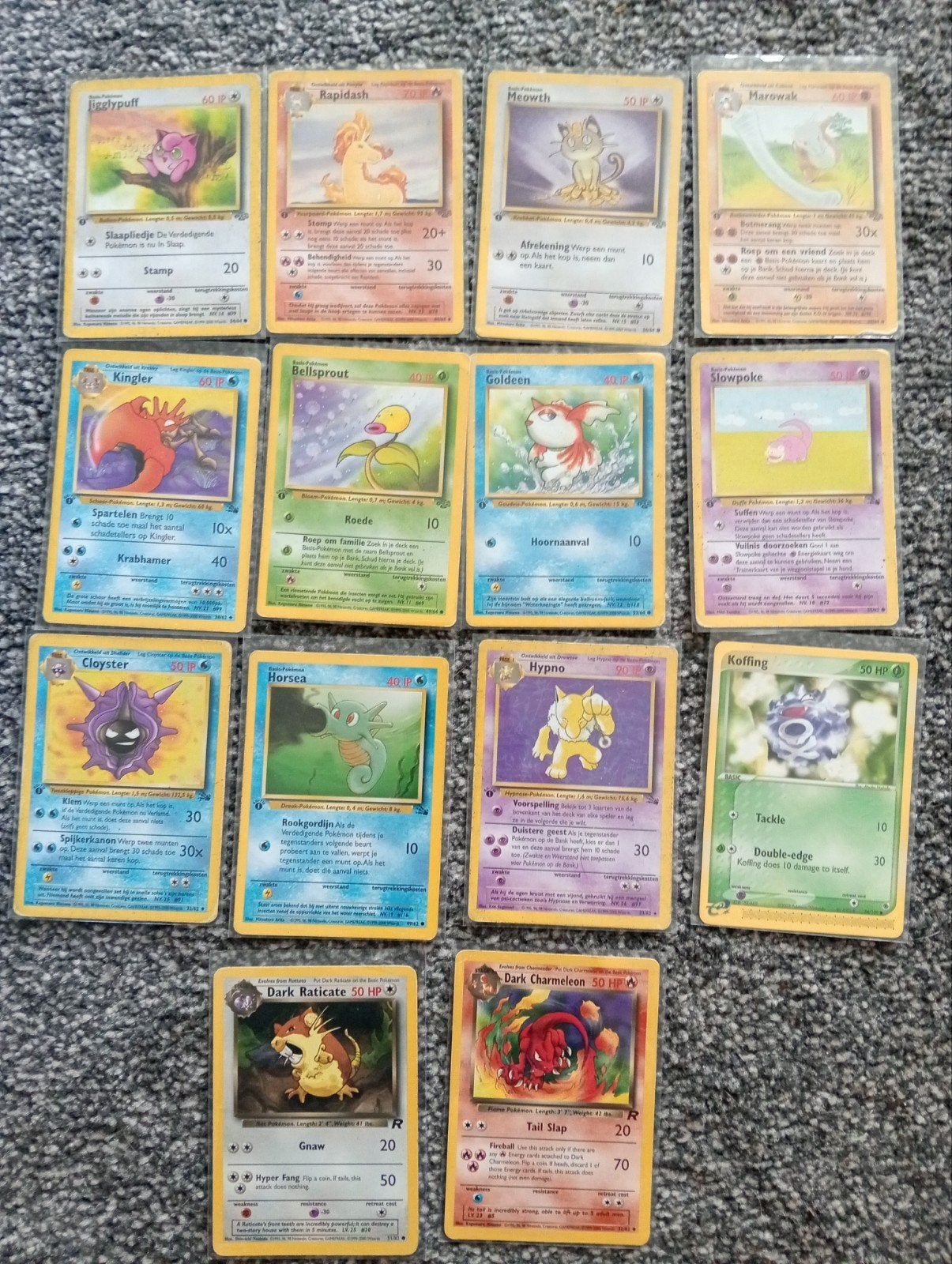 Pokémon kaarten collectie, Verzenden, Gebruikt, Meerdere kaarten