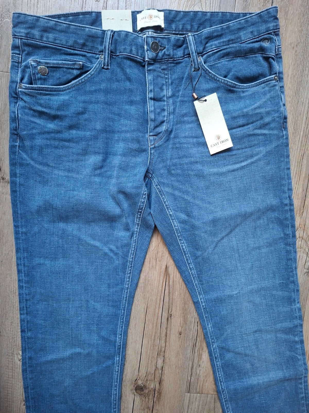 Cast Iron Riser slimfit jeans W36 L32, W36 - W38 (confectie 52/54), Blauw, Nieuw, Ophalen of Verzenden