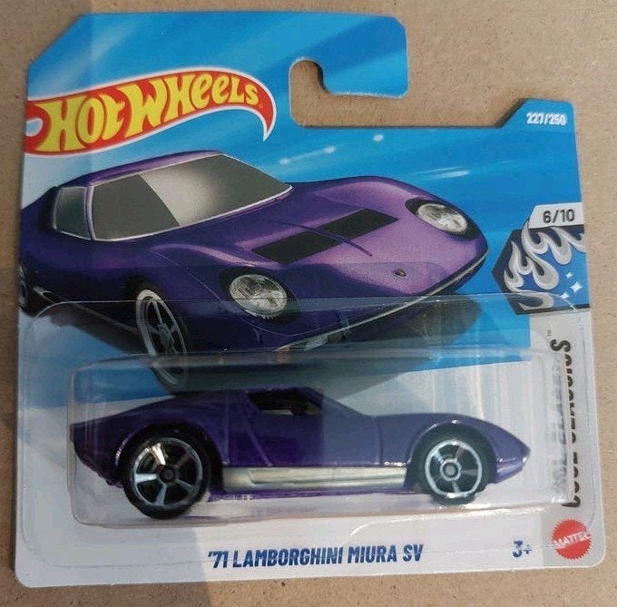 Hot Wheels '71 Lamborghini Miura SV, Ophalen of Verzenden, Nieuw, Auto