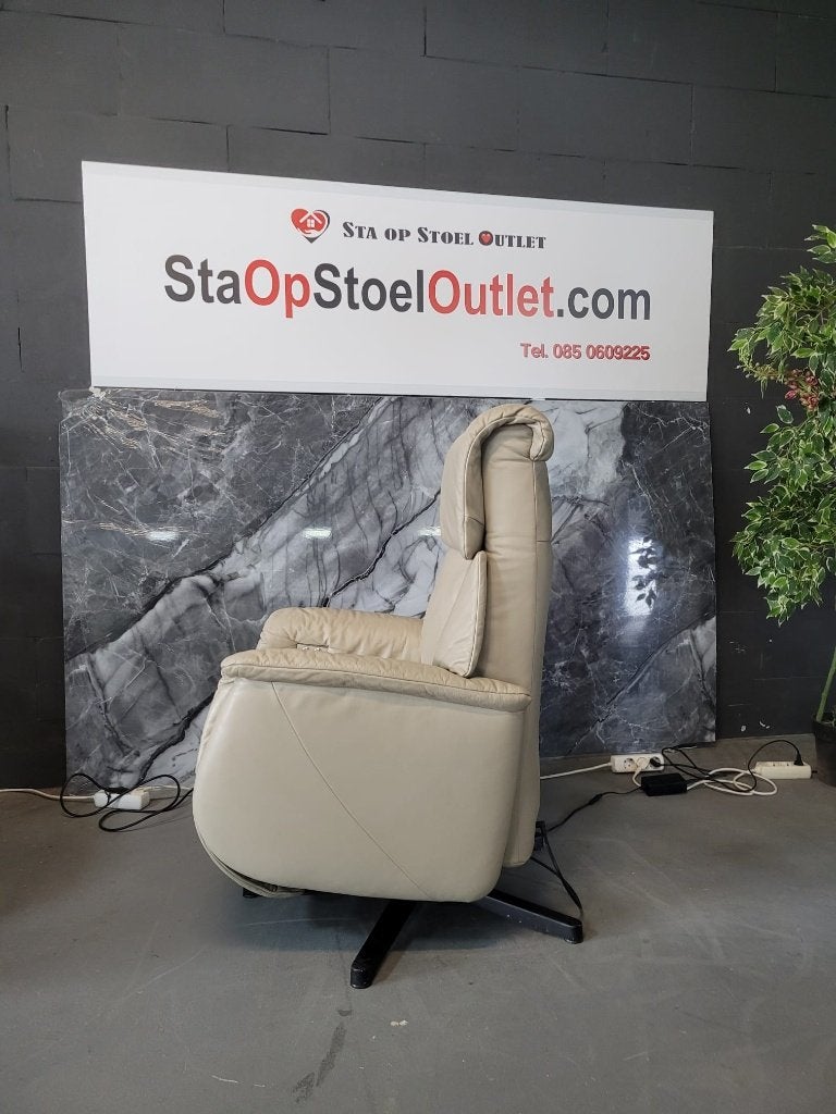 Staopstoel Goteborg Leder met Topswing, Minder dan 50 cm, Minder dan 75 cm, Leer, Ophalen of Verzenden