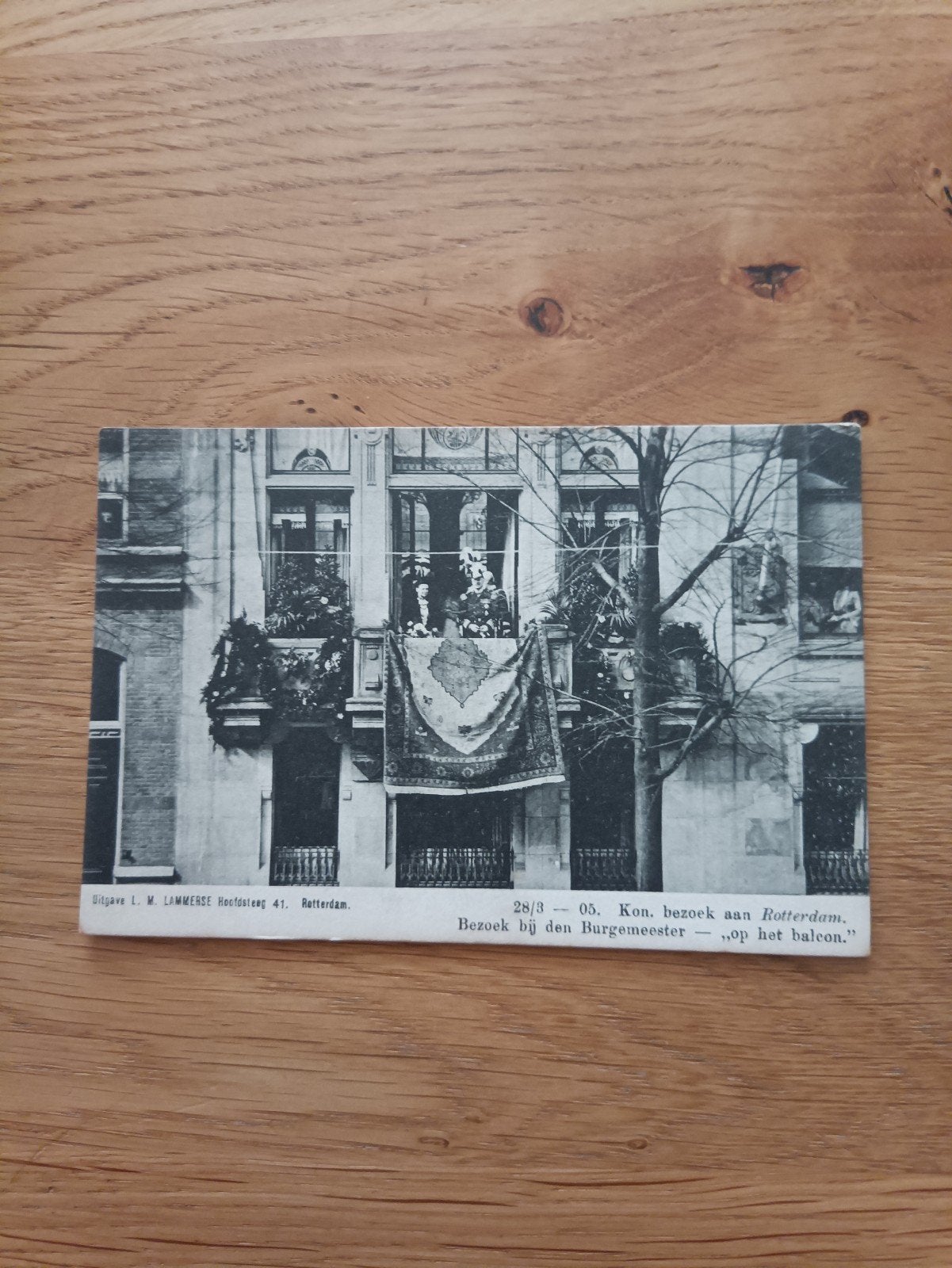 Koninklijk bezoek Rotterdam, Ophalen of Verzenden, Voor 1920, Ongelopen, Zuid-Holland
