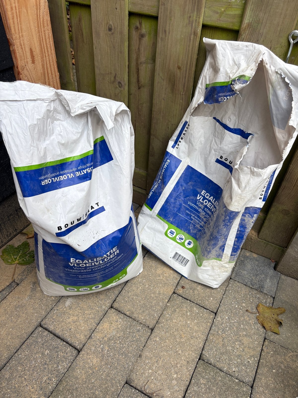 Zak egalisatie vloeivloer egalisatie middel, Overige materialen, Overige typen, Nieuw, Minder dan 50 cm