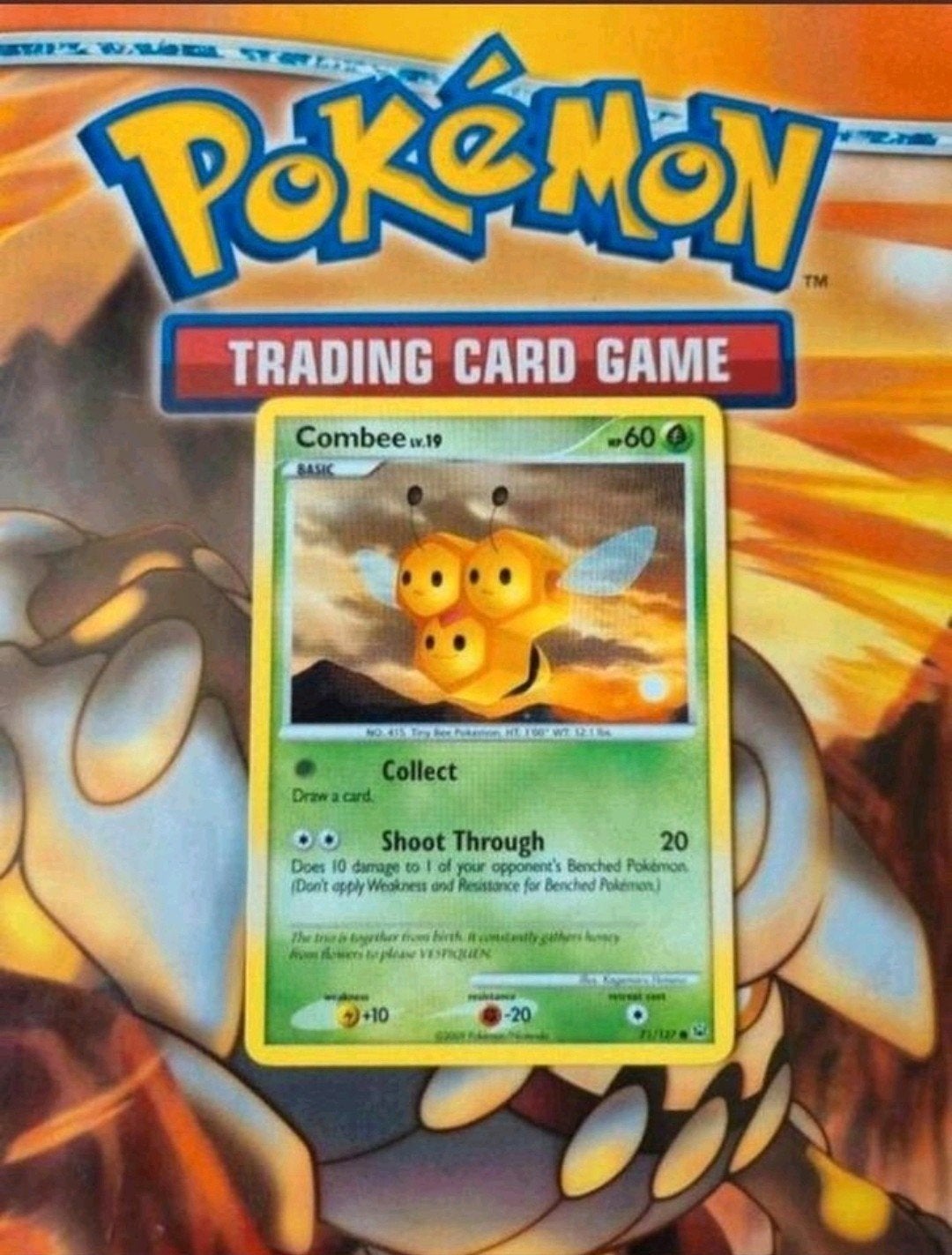 Combee 71/127 Platinum base set pokemon kaart, Ophalen of Verzenden, Zo goed als nieuw, Losse kaart